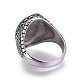 304 anello con sigillo in acciaio inossidabile per uomo RJEW-O032-10AS-3