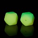 Two Tone Luminous Silicone Beads SIL-I002-02A-1