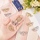 SUNNYCLUE 1 Box 12Pcs Moth Charm Moth Charms Bulk Stainless Steel Hollow Charm Moon Phase Lucky Energe Charm Lunar Butterfly Charm for Jewelry Making Charms Women DIY Craft Bracelet Necklace Earrings STAS-SC0005-11-3