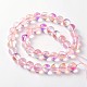 Dyed Synthetic Moonstone Round Beads Strands G-L376-10mm-B10-2