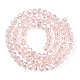 Chapelets de perles en verre électroplaqué EGLA-A034-T6mm-B36-2