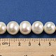 Brins de perles de culture d'eau douce naturelles PEAR-K003-12A-01-4