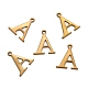 304 charms alfabeto de acero inoxidable STAS-H122-A-AB-2