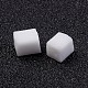 Perles de rocaille cubes en verre de couleur opaque X-SEED-R026-A21-2