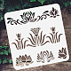 Fingerinspire Lotus-Schablone DIY-WH0391-0293-3