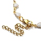 Ionenplattierung (IP) goldene Halskette mit 304 Herzgliedern aus Edelstahl NJEW-E098-02G-06-3