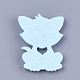 Food Grade Eco-Friendly Silicone Kitten Cabochons SIL-T052-08D-2