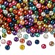 Chapelets de perles rondes en verre peint HY-Q004-4mm-M-1