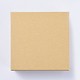 Cajas de joyas de cartulina de papel kraft CBOX-WH0001-D05-2