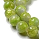 Chapelets de perles en jade naturelle teinte G-F764-01A-4