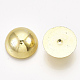 ABSプラスチック製カボション  半円  ゴールドカラー  3x1.5mm  約10000個/袋 OACR-S034-3mm-01-2