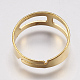 Adjustable Iron Finger Ring Settings IFIN-K036-04G-3