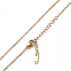 Ion Plating(IP) 304 Stainless Steel Cable Chain Necklace for Men Women NJEW-K245-014A-2