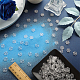 SUNNYCLUE 1 Box 500Pcs Snowflake Beads Bulk Silver Snowflake Beads Christmas Xmas Fall Silver Snowflakes Mini Acrylic Holiday Clear Beads for Jewelry Making Beads DIY Necklace Earring Adults MACR-SC0002-14-3
