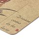 スクエア ペーパー ヘア クリップ ディスプレイ カード  ヘアボウホルダーカード  ヘアアクセサリー用品 頭飾りカード  バリーウッド  羽付きネット/ウェブ  6x6x0.03cm  穴：8mm DIY-B061-01A-05-3