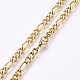 304 Stainless Steel Figaro Chain Necklaces MAK-L015-29A-1