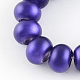 Spray Painted Glass Beads Strands DGLA-R041-8mm-03-1