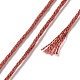 12 かせ 12 色 6 層ポリエステル刺繍糸  クロスステッチの糸  秋色シリーズ  ミックスカラー  0.5mm  約8.75ヤード（8m）/かせ  12 かせ/セット OCOR-M009-01B-15-3