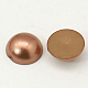 Half Round Domed Imitated Pearl Acrylic Cabochons OACR-H001-6P-2