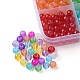 750 pièces 15 couleurs cuisson brins de perles de verre peintes DGLA-YW0001-09-2