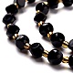 Natural Obsidian Beads Strands G-M367-08A-2