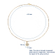 Brass Micro Pave Cubic Zirconia Pendant Necklace NJEW-JN02671-01-2