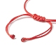Braided Waxed Polyester Cord AJEW-JB01153-02-3