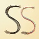 Изготовление ожерелья из вощеного хлопкового шнура DIY-FS0003-92-1