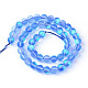 Synthetic Moonstone Beads Strands X-G-R375-6mm-A11-2