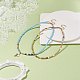 2шт 2 стильных стеклянных жемчужных ожерелья из бисера NJEW-JN03936-2