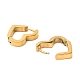 304 Stainless Steel Heart Hoop Earrings for Women EJEW-E291-15G-2