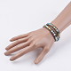 Bracelet wrap naturel de pierres précieuses BJEW-JB03613-6