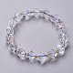 Bracelets de perles extensibles en cristal de quartz naturel à facettes BJEW-H543-B10-1