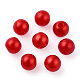 Spray Painted ABS Plastic Imitation Pearl Beads OACR-T015-05A-13-3