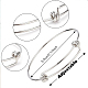 Benecreat diy kit de fabrication de bracelets à breloques lune et étoile DIY-BC0004-64-4