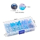 10 Style Spray Painted & Drawbench Transparent & Baking Painted Glass Beads GLAA-YW0001-26B-3