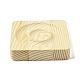 Vassoio porta diplay con anello per dito in legno di pino BDIS-D002-02A-4
