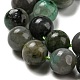 Brins de perles de quartz émeraude naturelle G-A219-A02-03-3