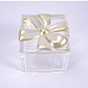 シリコーンギフトボックス型  レジン型  UVレジン用  エポキシ樹脂ジュエリー作り  正方形  ホワイト  65mm DIY-G017-J01-2