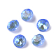 Faceted Glass Pointed Back Rhinestone Cabochons X-GLAA-L021-E01-2