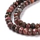 Natural Rhodonite Beads Strands G-E591-03-4