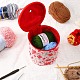 Oxford Zipper Knitting Bucket Bag with Handle PW-WG69279-01-4