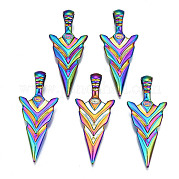 Pendentifs en alliage de couleur arc-en-ciel PALLOY-N156-195-NR
