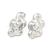 Серьги-гвоздики из нержавеющей стали марки 304 EJEW-L290-007P
