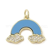 Окрашенные синтетические бирюзовые подвески KK-Q813-09B-02