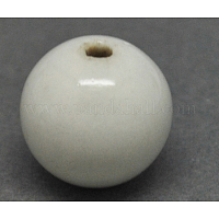 Handmade Porcelain European Beads, Large Hole Beads, Pearlized