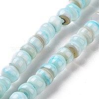 Fili di perline di conchiglie d'acqua dolce coltivate naturali&nbsp;SHEL-F002-01B