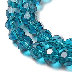 Прозрачные стеклянные бусины&nbsp;LS-EGLA-A035-T6mm-D12