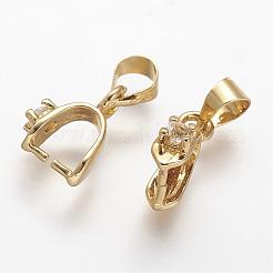 ラックメッキ真鍮製の氷ピックアンドピンチケイル  長持ちメッキ  ミックスカラー  12x3mm  穴：4x4.5mm  ピン：1mm&nbsp;KK-A142-013