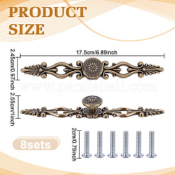 Maniglie per porte di armadi in lega&nbsp;FIND-WH0173-538